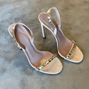 Worn Once - Gucci Cristallo/Kid Scamosciato Heels
